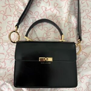 marc jacobs leather shoulder bag